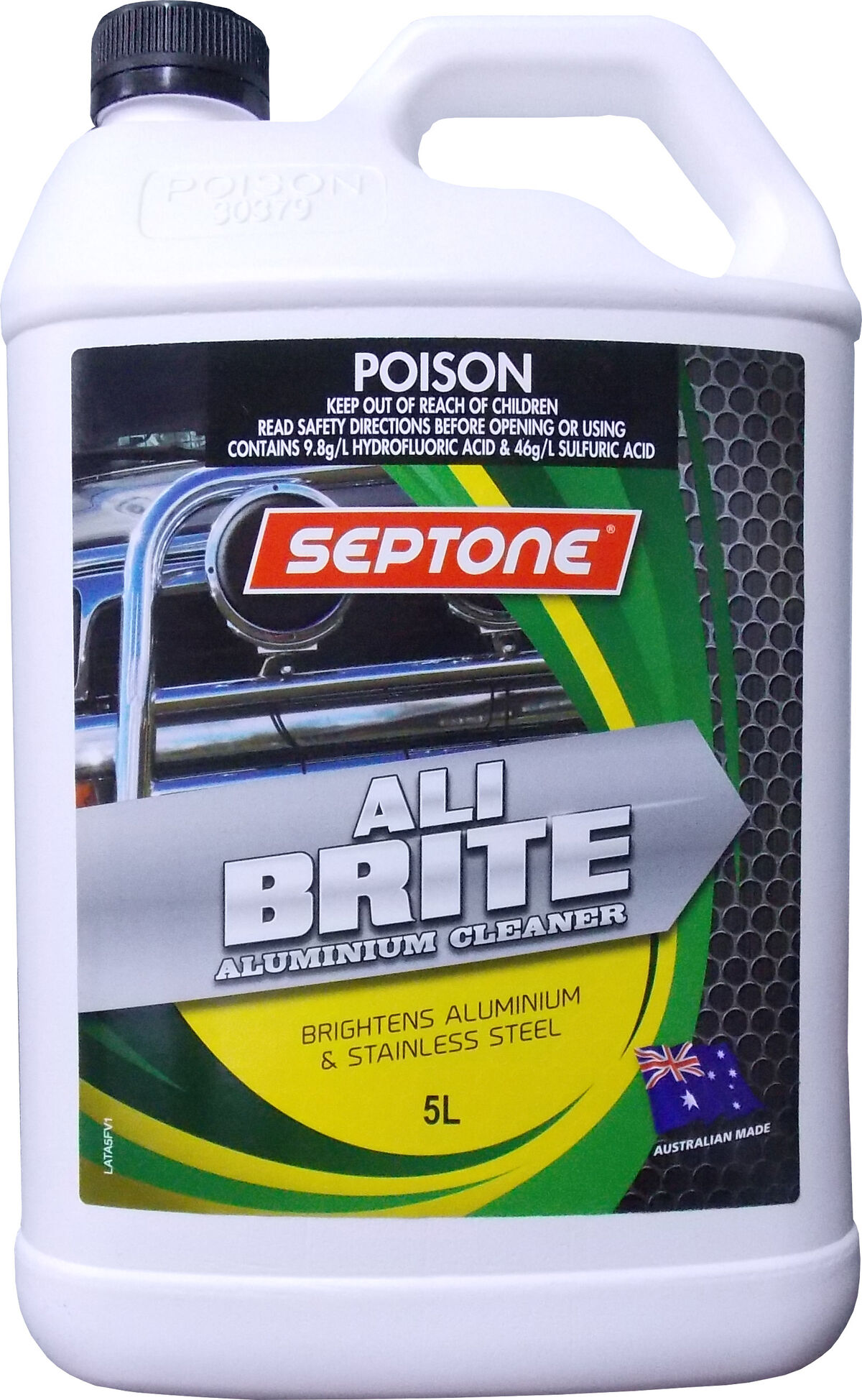 Septone Alibrite Aluminium Cleaner 5lt Brisbane Refinish Supplies